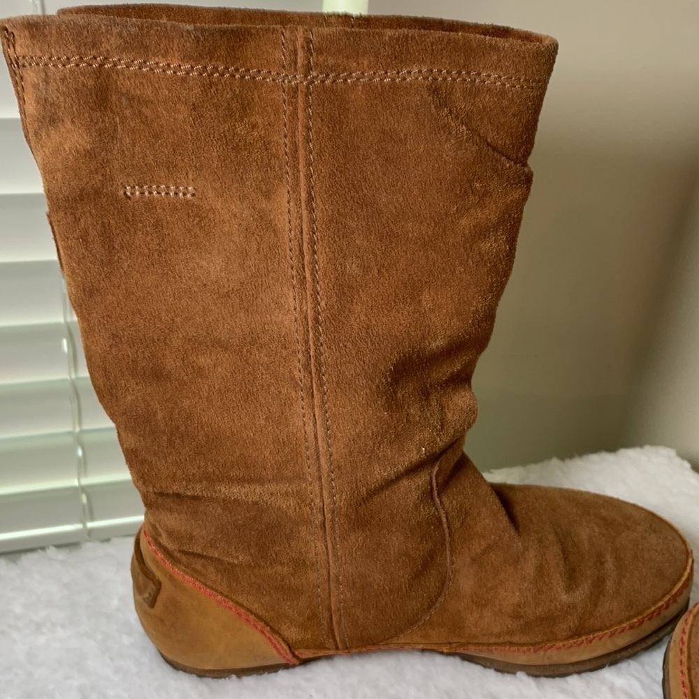 SOREL Leather Moccasin Boots Woman’s Size 6 - Picture 7 of 11